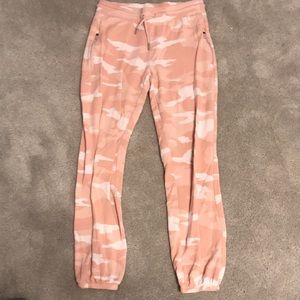 Athletes Girl Pink Camo Sweats - Size 12